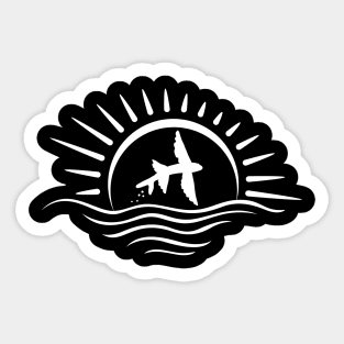 Flying fish Sticker